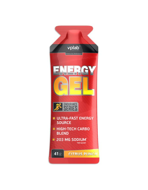 Энергетический напиток Energy Gel, вкус «Цитрус», 41 гр, VPLab