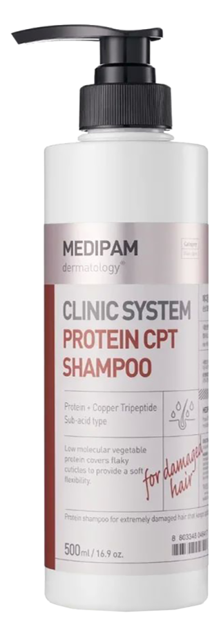 Клиник систем Питающий шампунь с протеином, 500 мл, Medipam