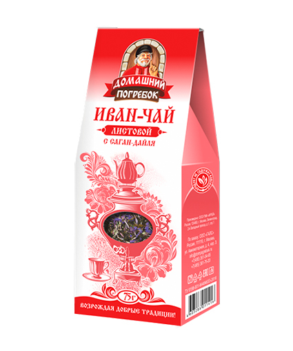 Иван-чай листовой и саган-дайля, 75 гр, Домашний погребок