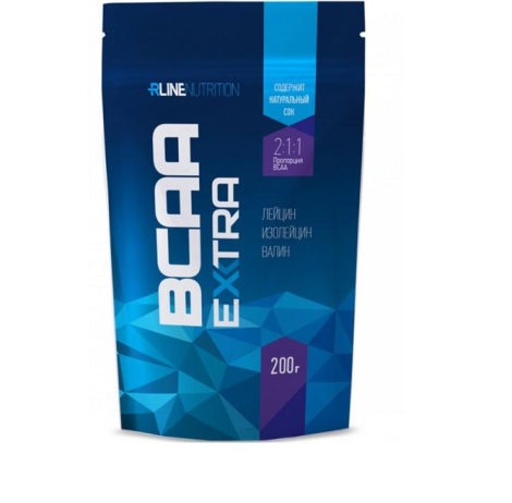 Аминокислоты BCAA Extra, вкус «Клюква», 200 гр, RLine