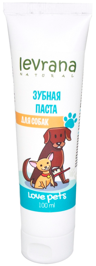 Зубная паста для собак, Love pets, 100 мл, Levrana