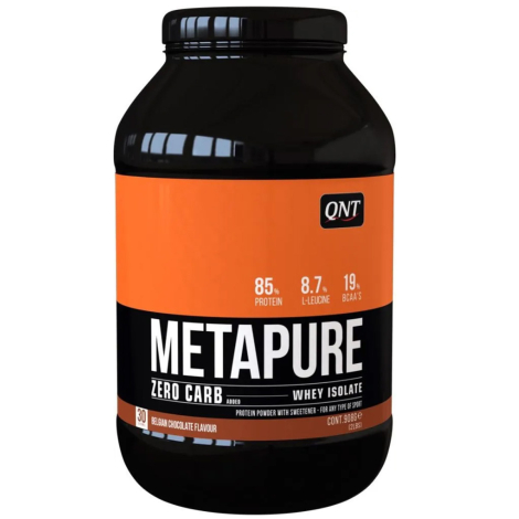 Сывороточный протеин Metapure Zero Carb, вкус «Бельгийский шоколад», 908 гр, QNT