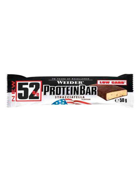 Протеиновый батончик 52% Protein Bar, вкус «Шоколад», 50 гр, Weider