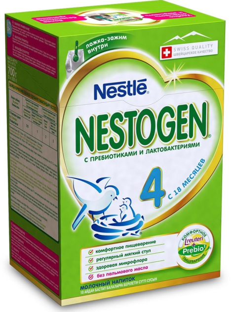 Сухая молочная смесь NESTOGEN-4, с 18 месяцев, 700 гр, Nestle