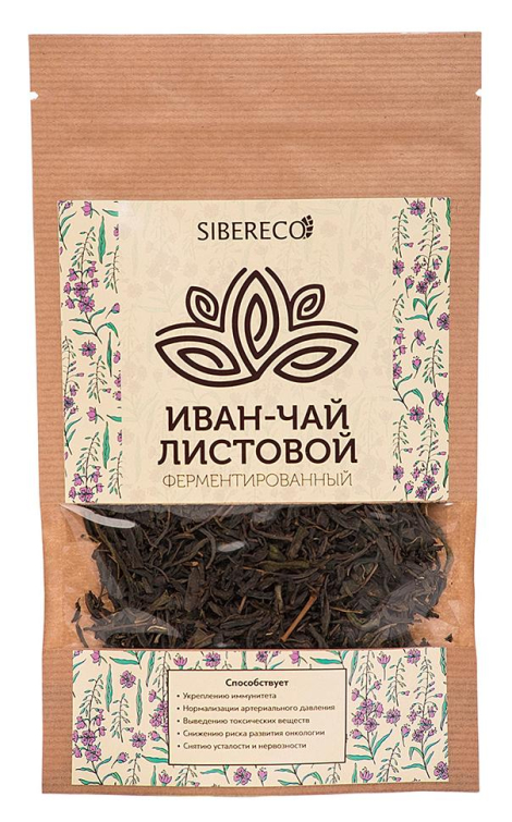 Иван-чай листовой ферментированный, 30 гр, СИБЕРЕКО