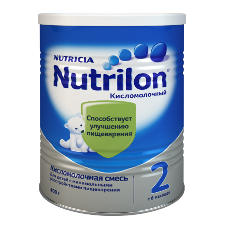 Кисломолочная смесь для детей с минимальными расстройствами пищеварения Nutrilon Кисломолочный 2, 400 гр, Nutrilon
