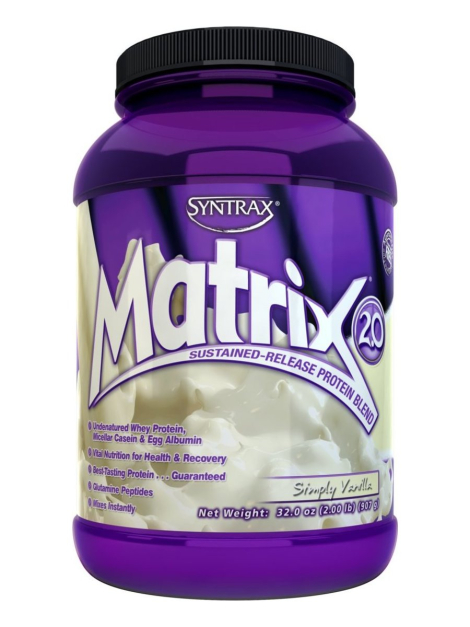 Многокомпонентный протеин Протеин Matrix 2.0, вкус «Ваниль», 900 гр, SYNTRAX