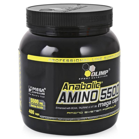 Аминокислотный комплекс Anabolic Amino 5500, 400 капсул, Olimp