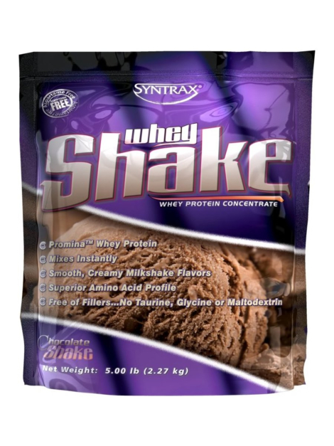 Сывороточный протеин Whey Shake, вкус «Шоколад», 2.3 кг, SYNTRAX