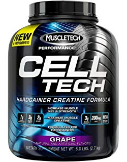 Креатин Cell Tech Performance Series, вкус «Виноград», 2,72 кг, MuscleTech