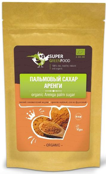 Пальмовый сахар аренги, 200 гр, Super Green Food