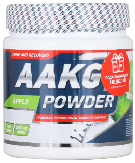 AAKG powder, вкус яблоко, 150 гр, Geneticlab