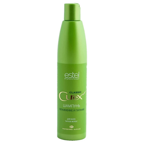 Шампунь «Увлажнение и питание» для всех типов волос, 300 мл, ESTEL CUREX CLASSIC