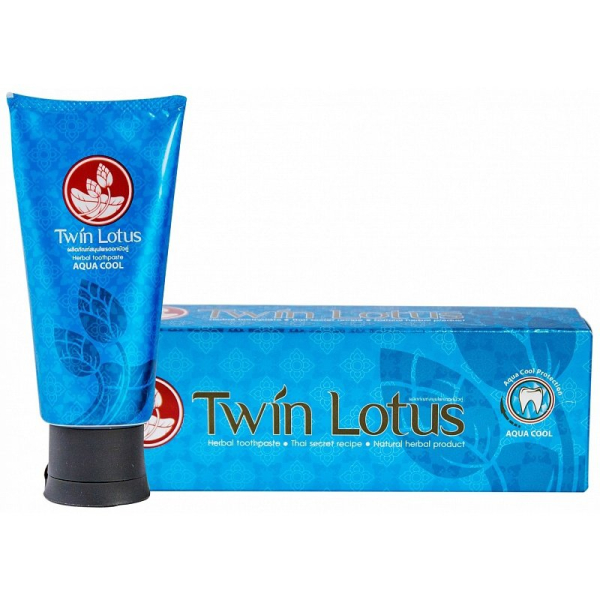 Зубная паста Premium BLUE «Свежесть и Прохлада» с натуральными травами, 100 гр, Twin Lotus