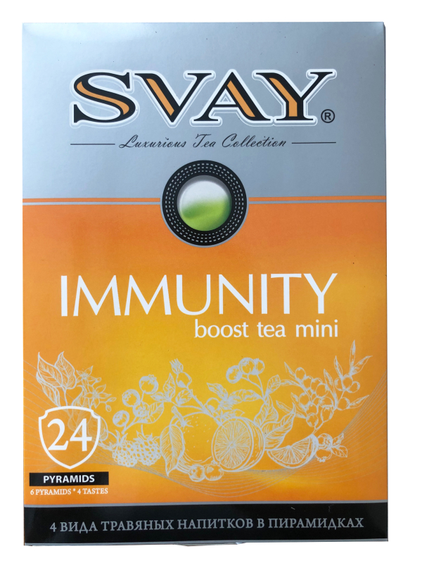 Чай IMMUNITY boost tea MINI, 24 пирамидки, Svay
