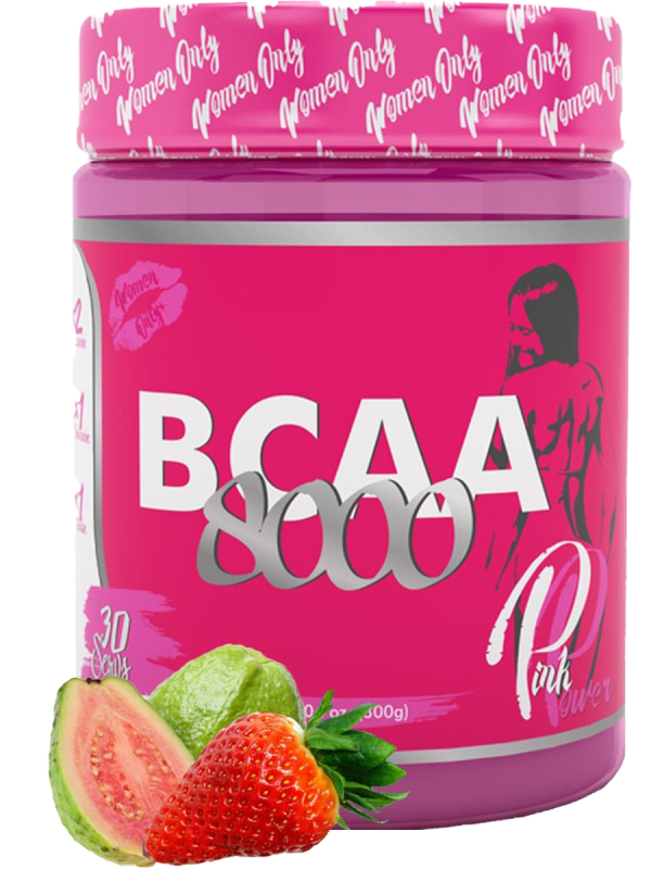 BCAA 8000, Клубника-Гуава (Экстази) , 300 г, Pink Power - фото 3