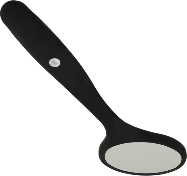 Терка для ног двусторонняя, пластиковая основа, лазерная поверхность, пилка в ручке, 22 см, Solinberg - фото 2