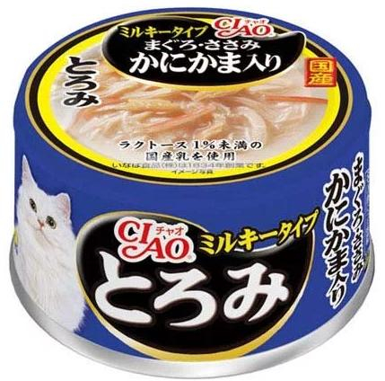 Мраморная вырезка тунца с крабом и парным филе курицы в сливочном соусе, 80 гр,  Japan Premium Pet
