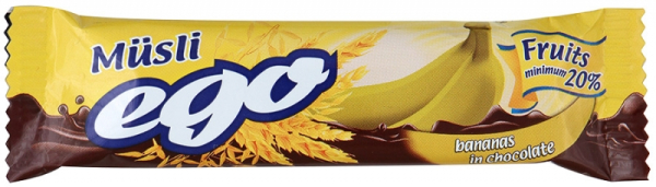 Батончик мюсли «Банан и шоколад», 25 гр, Ego
