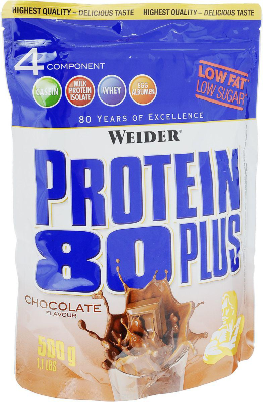 Протеин 80 Plus, вкус «Шоколад», 500 гр, Weider