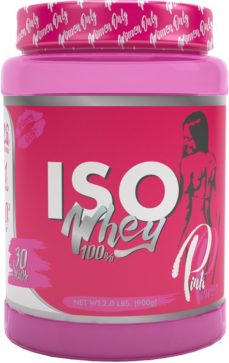Изолят сывороточного протеина, WHEY Isolate 100% (кокосовое печенье), 900 гр, Pink Power