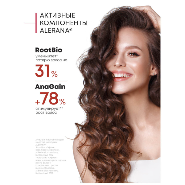 Шампунь для волос Био Кератин восстановление, 250 мл, Alerana - фото 2