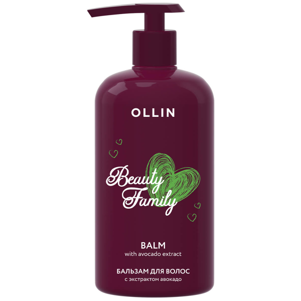 Beauty Family Бальзам для волос с экстрактом авокадо, 500 мл, OLLIN