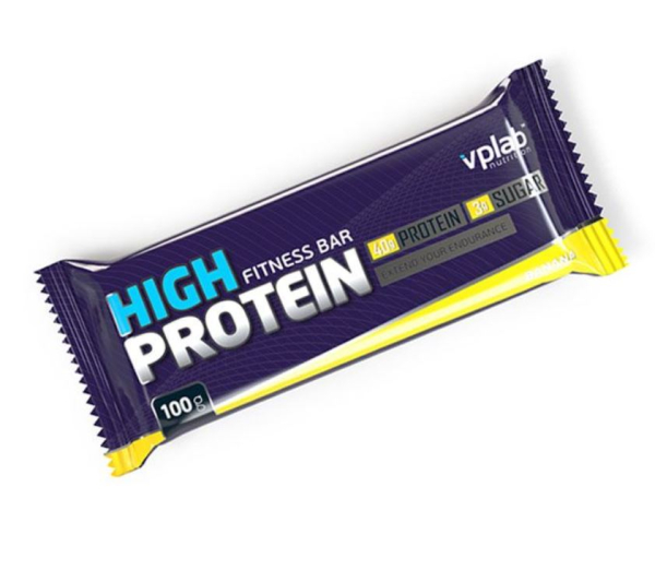 Протеиновый батончик 40% High Protein, вкус «Банан», 100 гр, VPLab