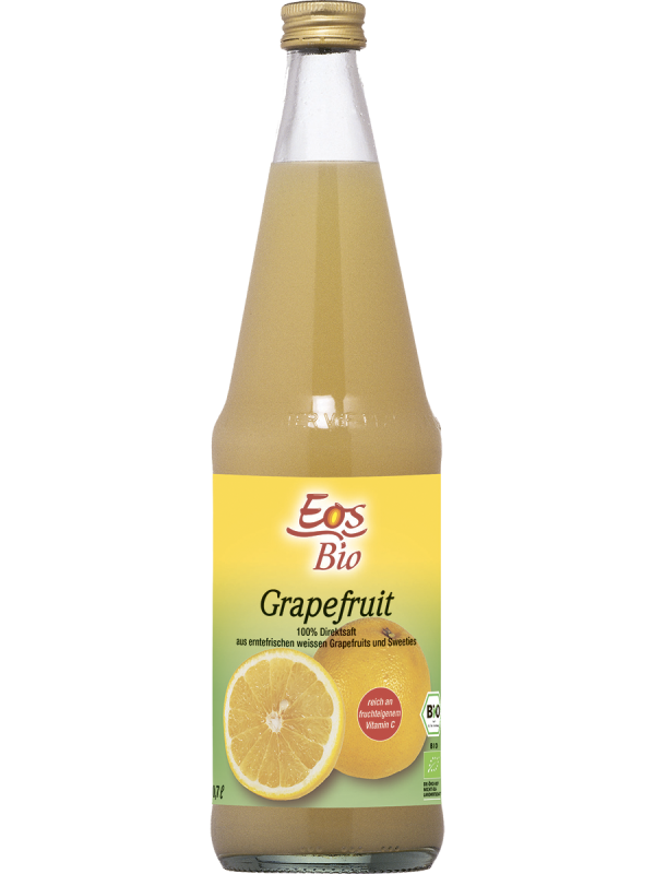 Сок Грейпфрутовый, стеклянная бутылка, 700 мл, Eos Bio