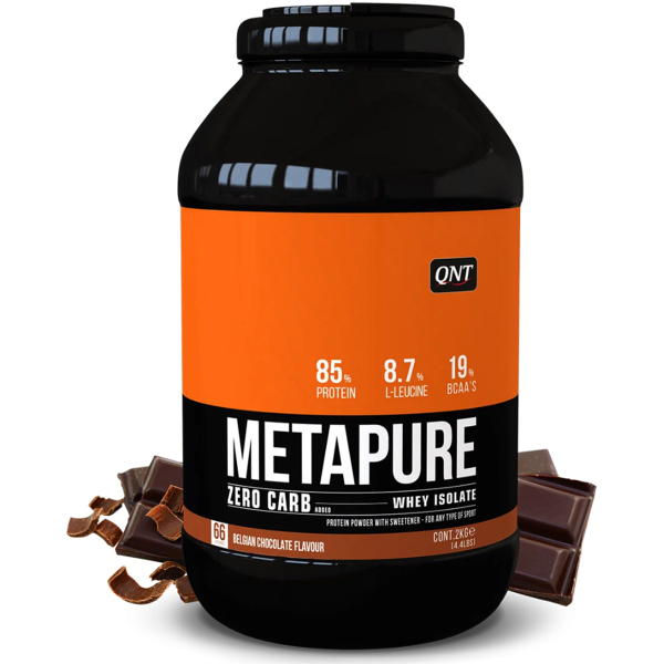 Купить Изолят сывороточного протеина METAPURE (шоколад), 2 кг, QNT