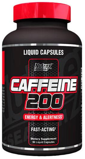 Caffeine 200 liquid caps, 60 капсул, Nutrex