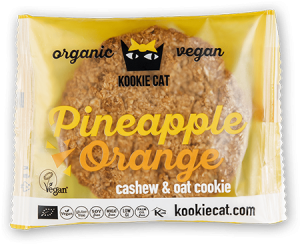 Печенье Kookie cat «Ананас и апельсин», 50 гр, Ufeelgood