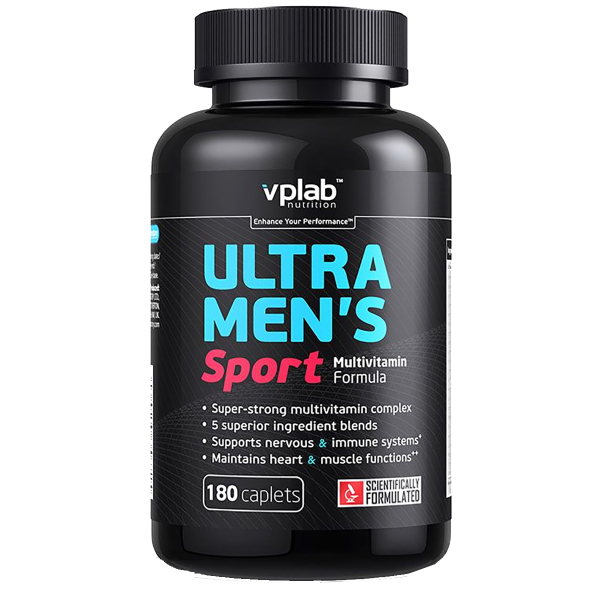Витаминно-минеральный комплекс Ultra Men's Sport, 180 капсул, VPLab