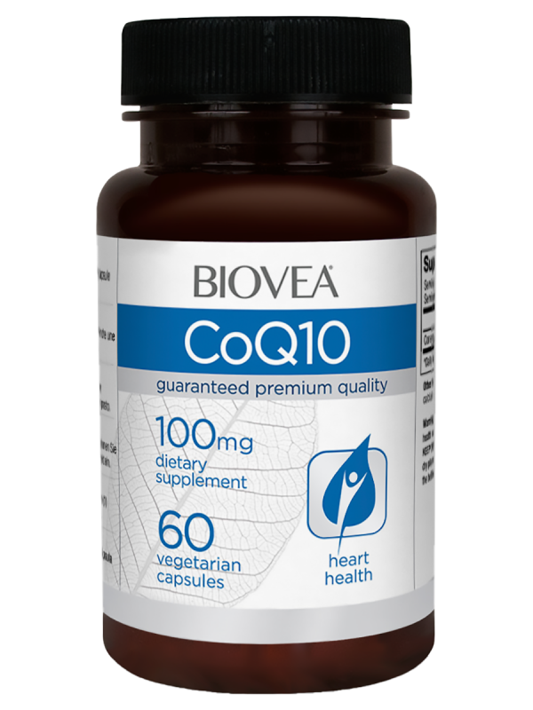 Коэнзим Q10, 100 mg,  60 вег.капсул, Biovea