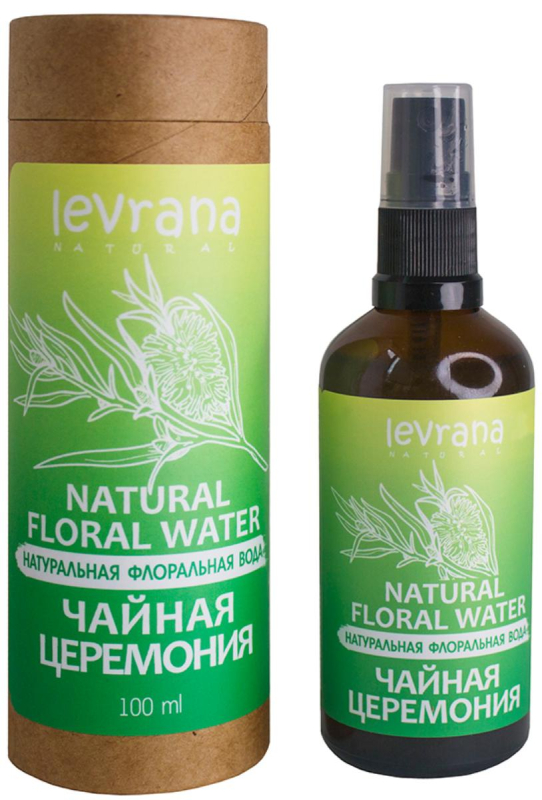 Натуральная флоральная вода для лица и тела, Чайная церемония, 100 мл, Levrana