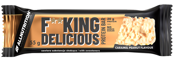 Батончик King Delicious, карамель-арахис, 15 шт, Allnutrition