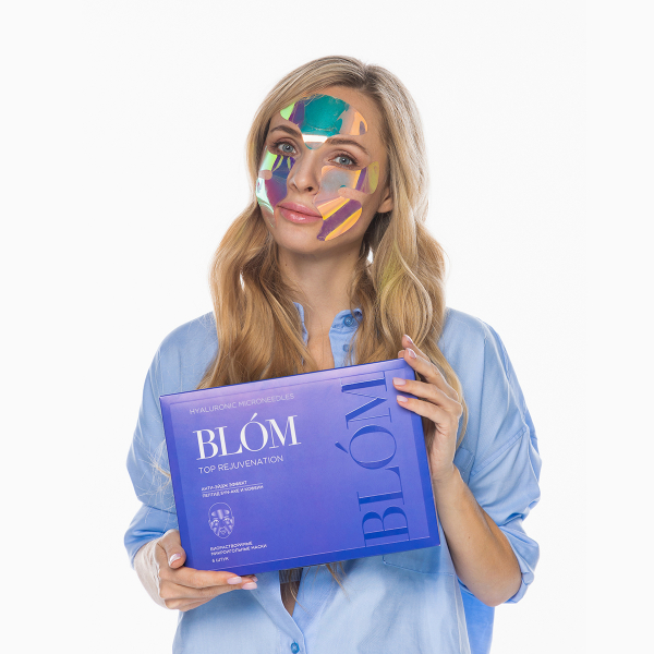 Микроигольные маски для зрелой кожи с анти-эйдж эффектом Top Rejuvenation, 6 шт, Blom - фото 2