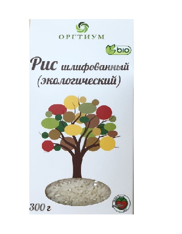 Рис шлифованый экологический, 500 гр, Оргтиум