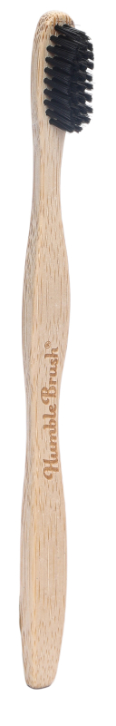 Зубная щетка из бамбука, черная, средней жесткости, HUMBLE - фото 4
