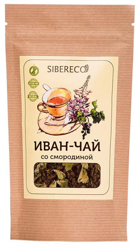 Иван-чай со смородиной, 50 гр, СИБЕРЕКО