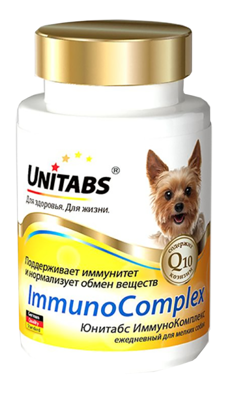 ImmunoComplex с Q10 для мелких собак, 100 таблеток, UNITABS