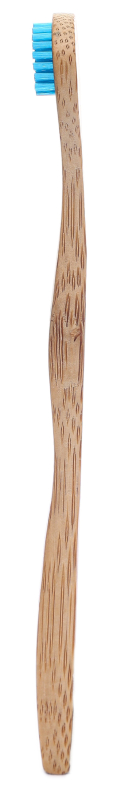 Щетка для чистки языка из бамбука, голубая, ультрамягкая, HUMBLE - фото 4