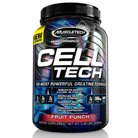 Креатин Cell Tech Performance Series, вкус «Пунш», 2,72 кг, MuscleTech