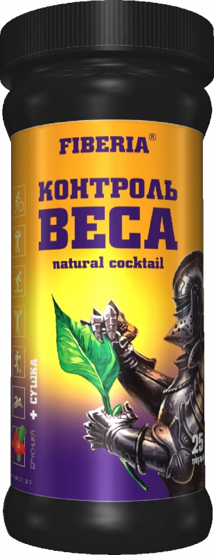 Питьевой коктейль «Сушка», SK FIBERia, 350 гр, Сибирская клетчатка