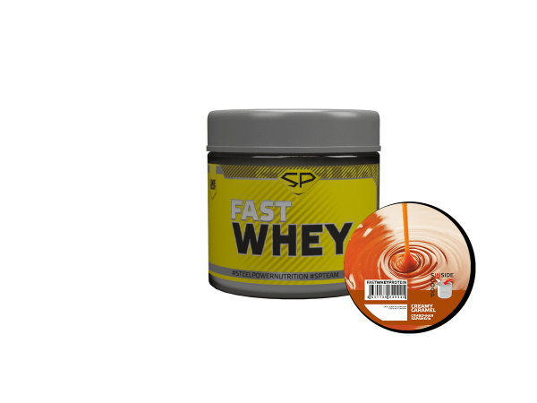 Протеин Fast Whey, 30 гр, пробник, вкус «Сливочная карамель», STEELPOWER