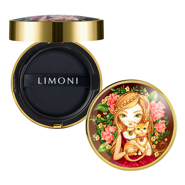Кушон тональный флюид SPF35/PA++ Animal Princess 01 Light, Limoni цена 2391 ₽