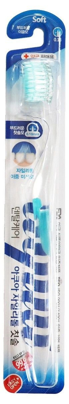 Зубная щетка cо сверхтонкой двойной щетиной и прозрачной ручкой, «Ксилит», 1 шт, Dentalcare