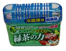 Поглотитель неприятных запахов для холодильника, с экстрактом зеленого чая, 150 гр, KOKUBO