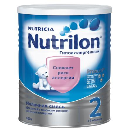 Специализированная молочная смесь Nutrilon Гипоаллергенный-2, 400 гр, Nutrilon