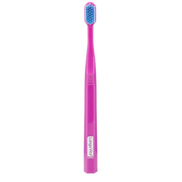 Купить Зубная щетка 6580 щетинок &quot;ultrasoft&quot;, d 0,10 мм, цвет: фиолетовый, Longa Vita
